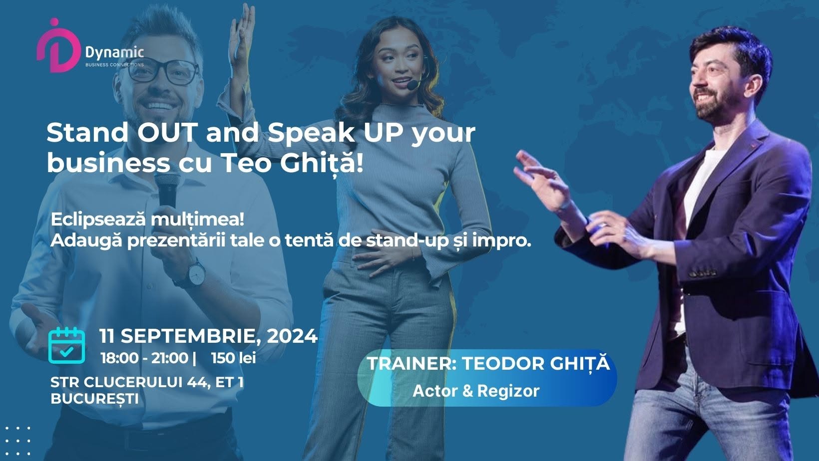 "Stand OUT and Speak UP your Business" cu Teo Ghiță