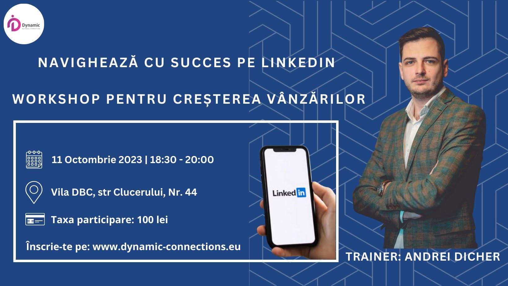 Navighează cu succes pe LinkedIN: Workshop pentru creșterea vânzărilor