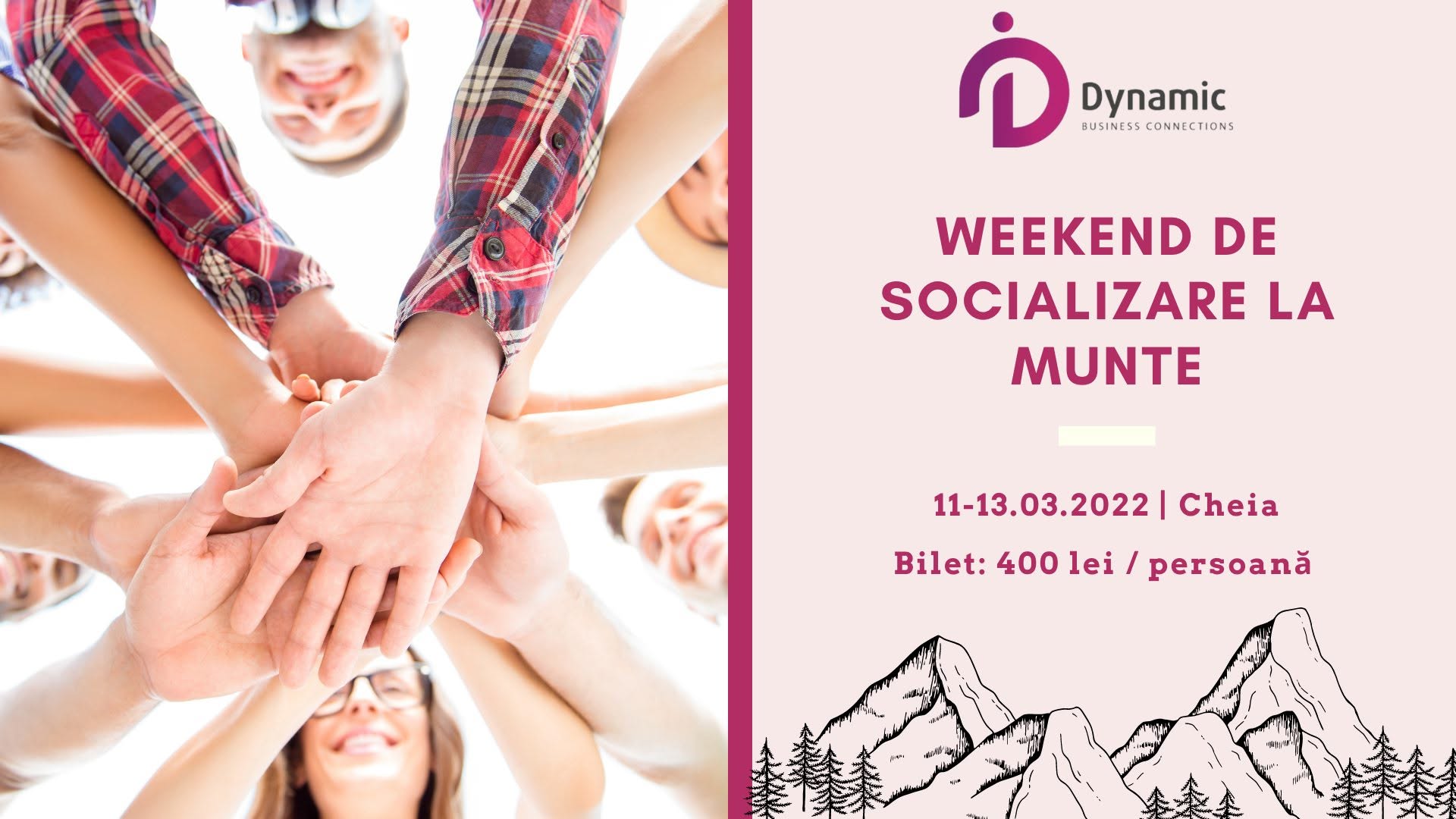 Weekend de socializare la munte