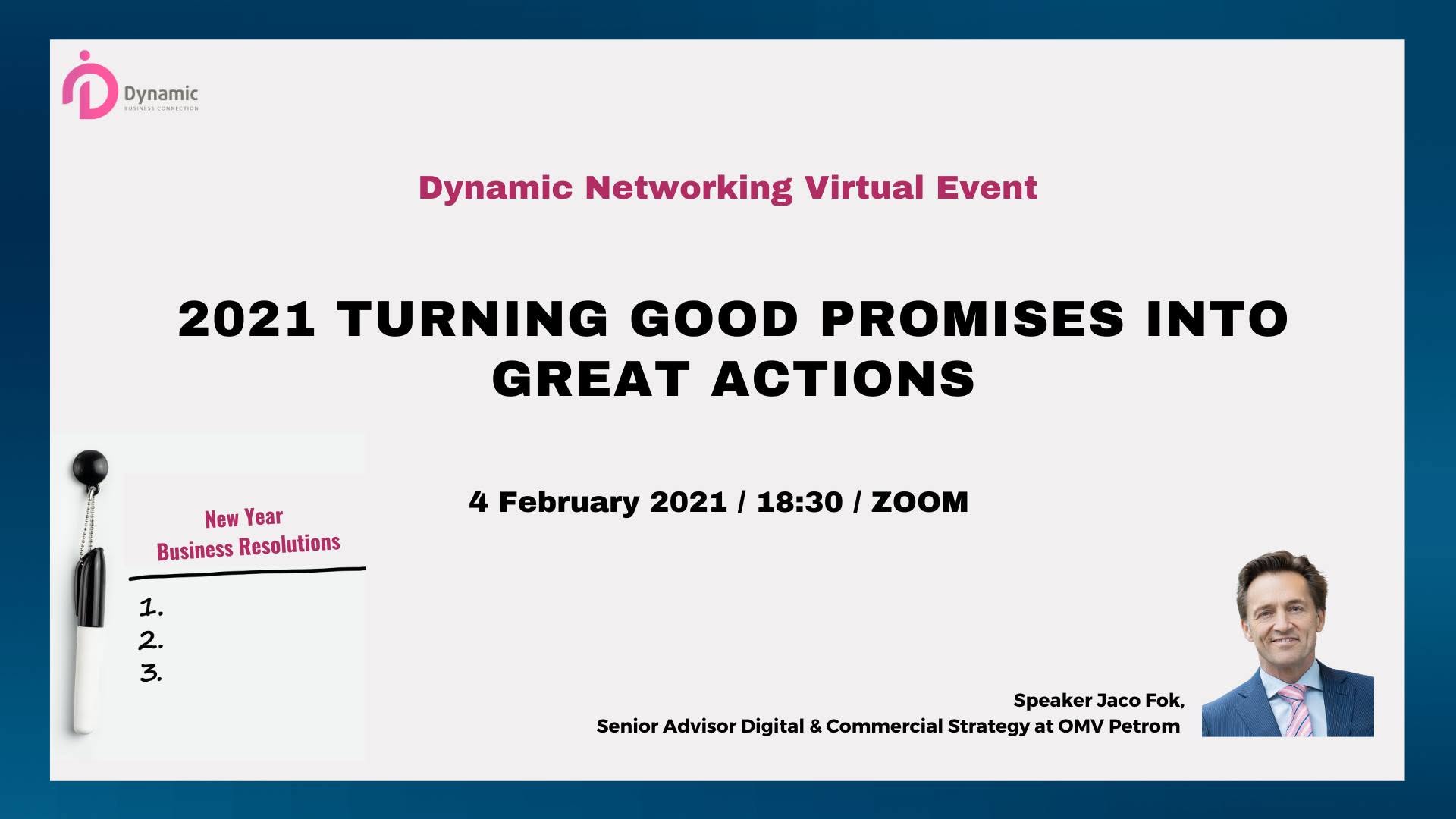 2021 Turning good promises into great actions