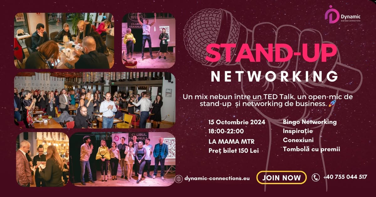 Stand-Up Networking Event | Ediția IV