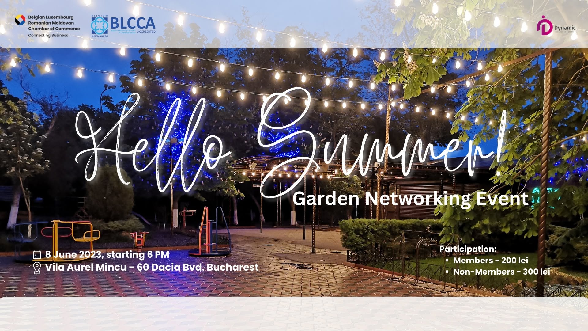 Hello Summer Garden Networking Event