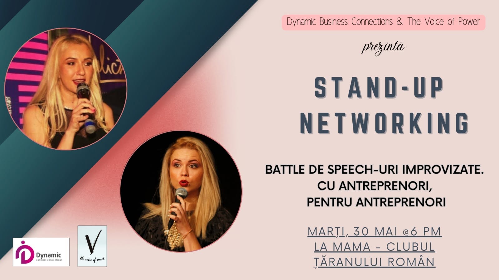 STAND-UP NETWORKING. Battle de speech-uri improvizate. Cu antreprenori, pentru antreprenori.