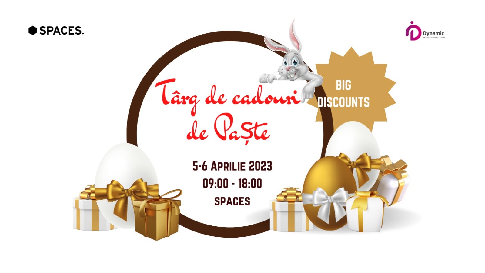 Târg de cadouri de PAȘTE la SPACES