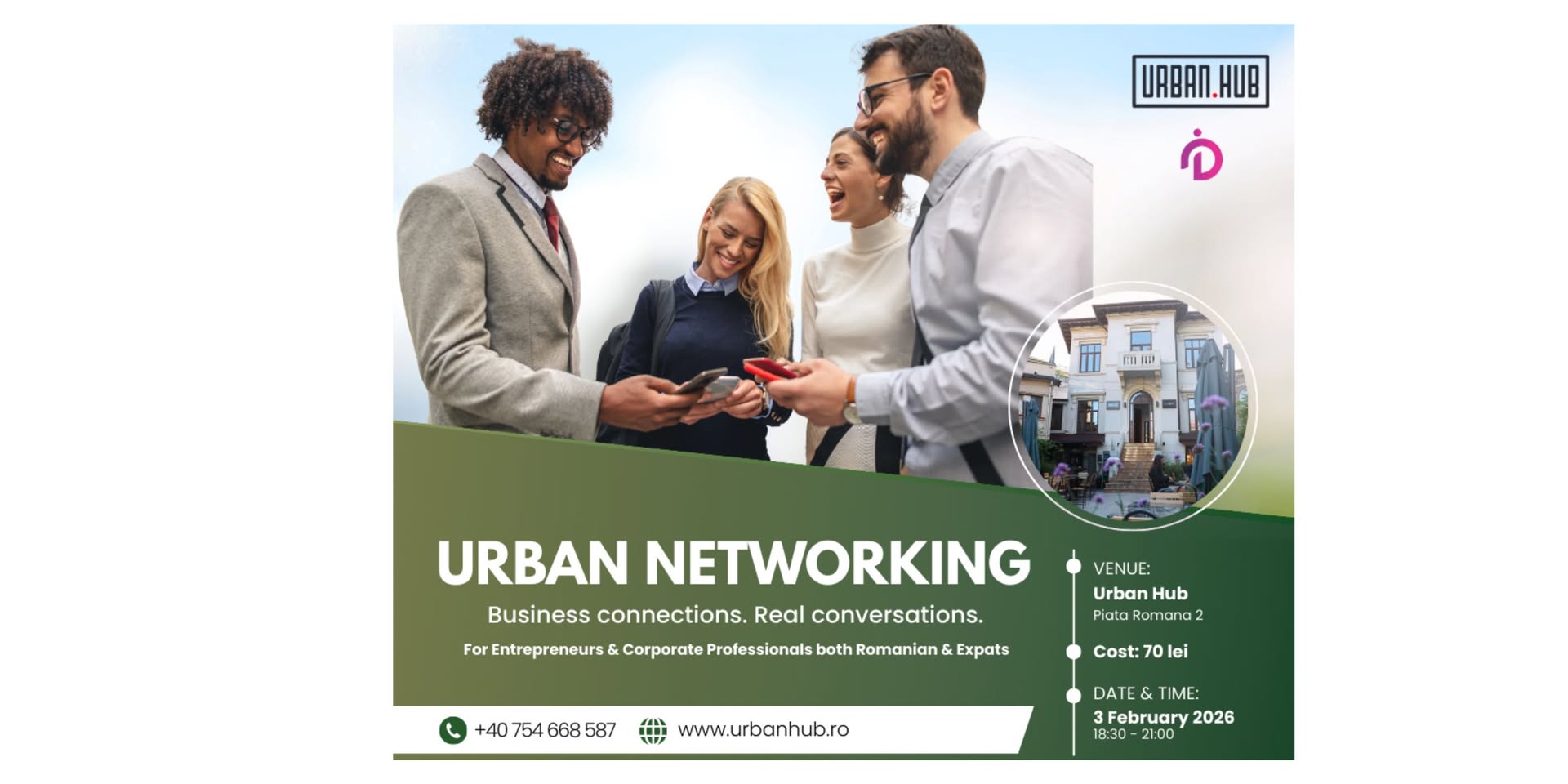 Urban Networking Event- Romanian & International Professionals in Bucharest