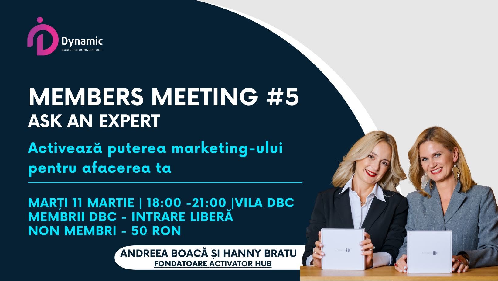 #5 Members Meeting: Activează puterea marketingului pentru afacerea ta