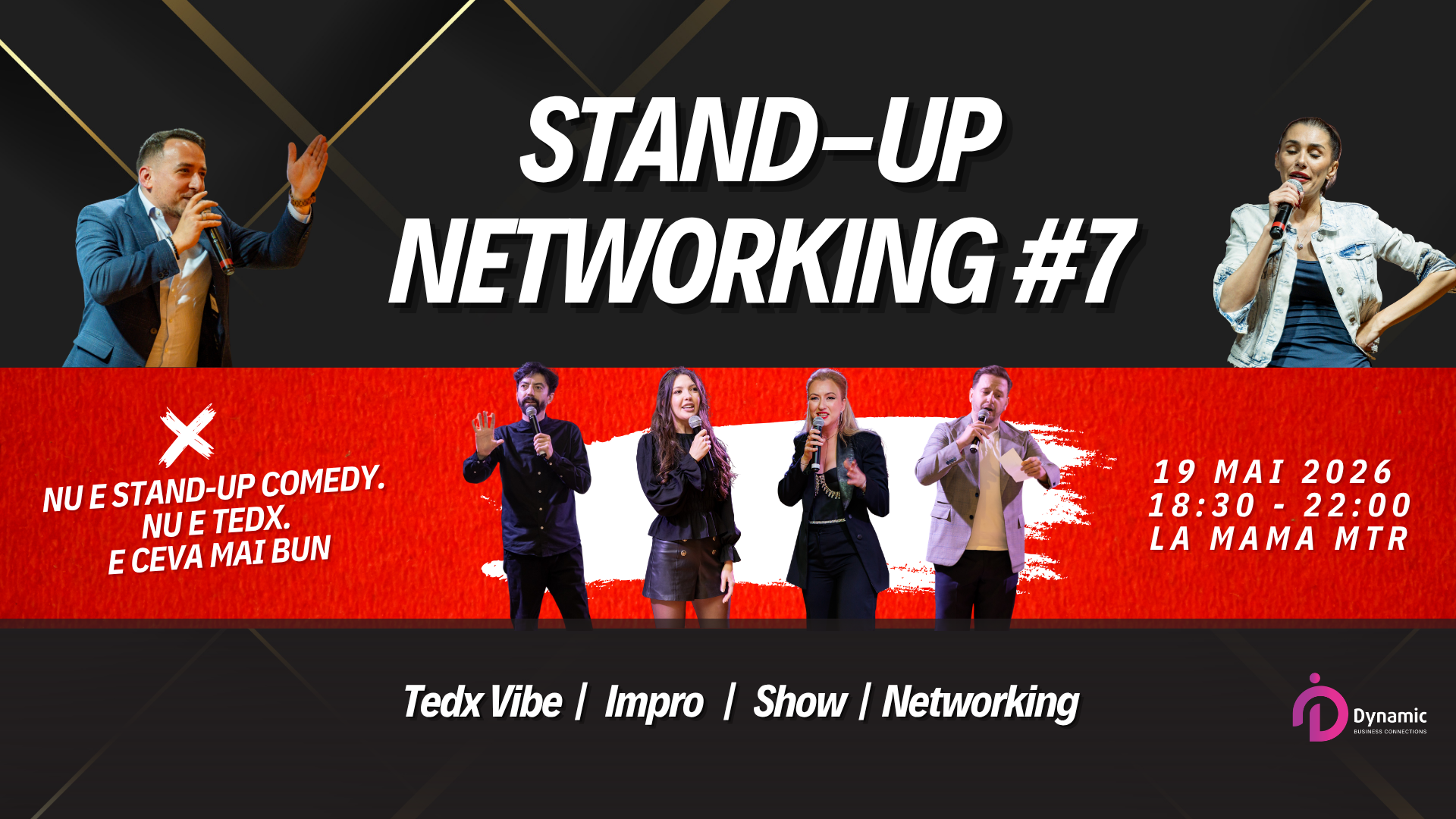 Stand-Up Networking: locul unde înveți să faci altfel de Public Speaking